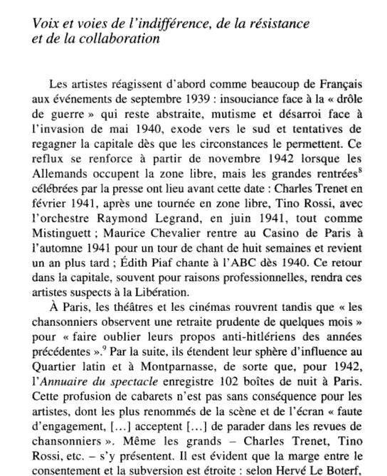 La vie musicale sous Vichy