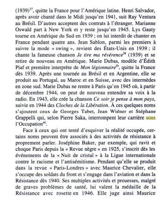 La vie musicale sous Vichy