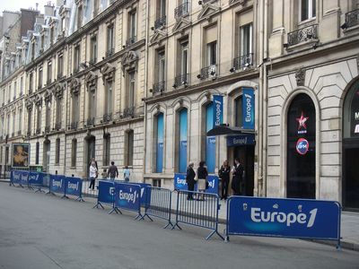 Au sige d'Europe 1, rue Franois 1er