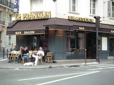 Le caf Franklin de la rue Franklin