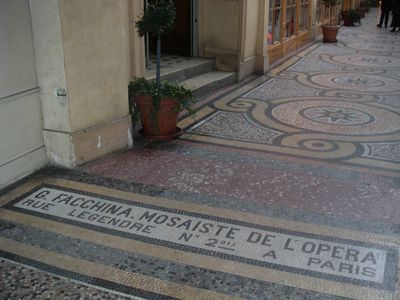 Les mosaiques de Facchina - Galerie Vivienne